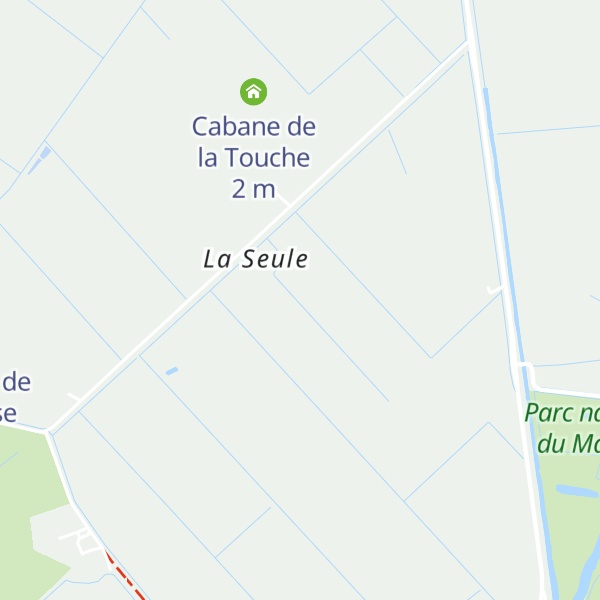 Map of Cabane de la Seule (nord)