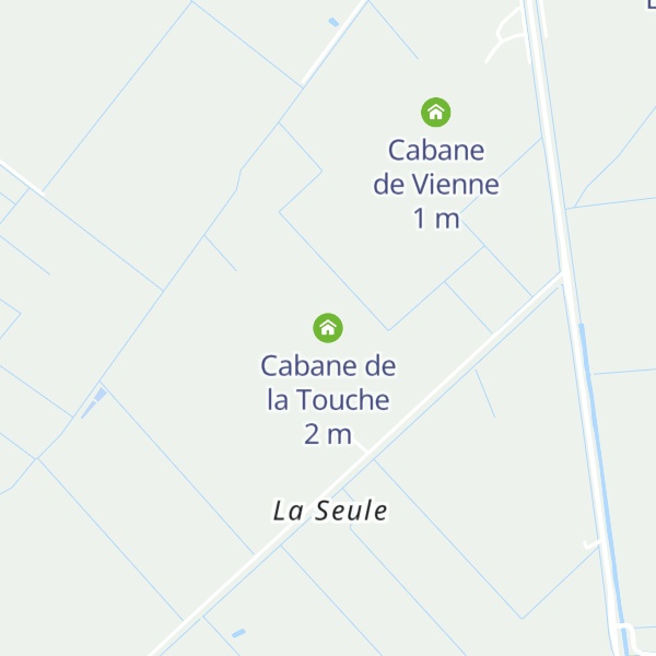 Map of Cabane de la Touche