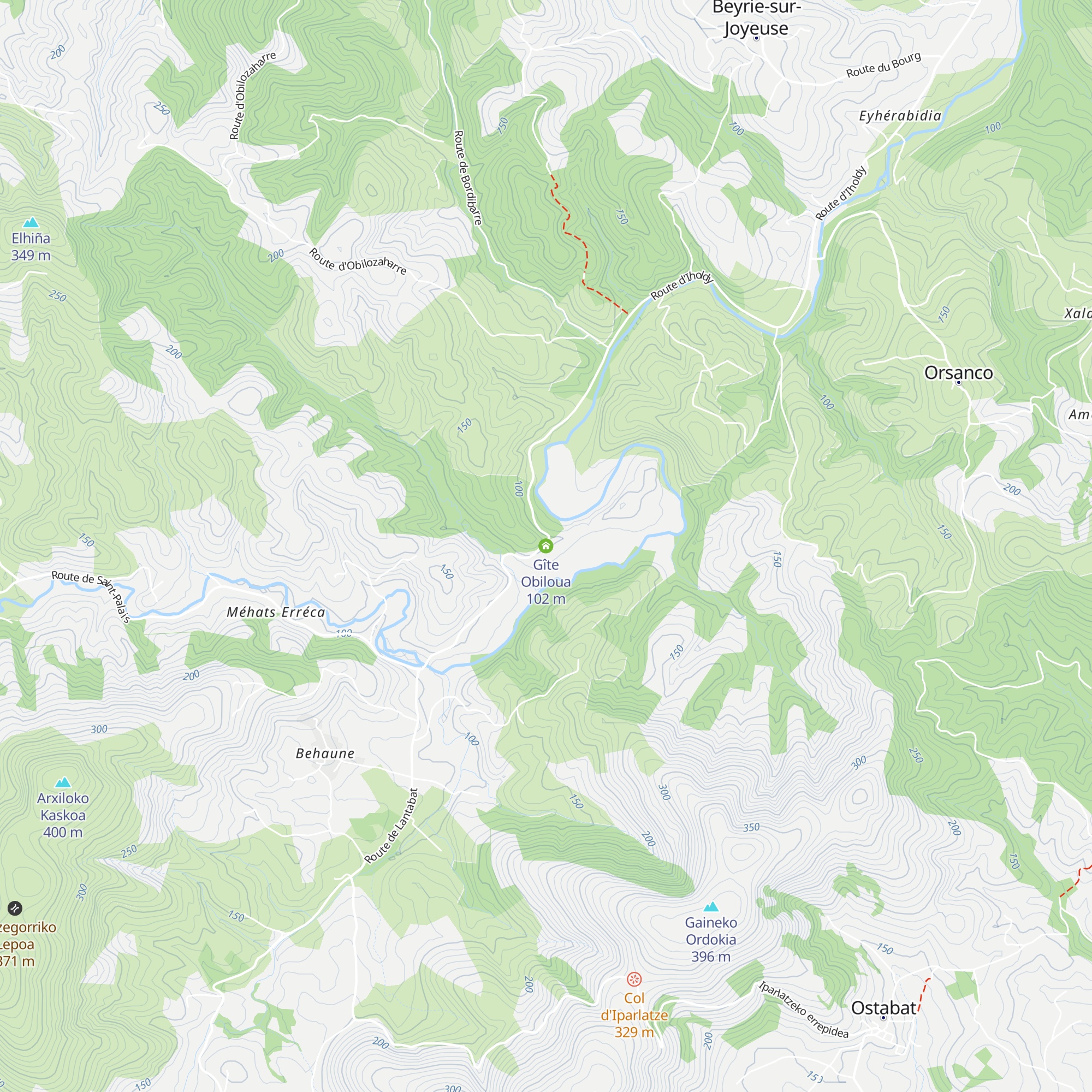 Gîte Obiloua map
