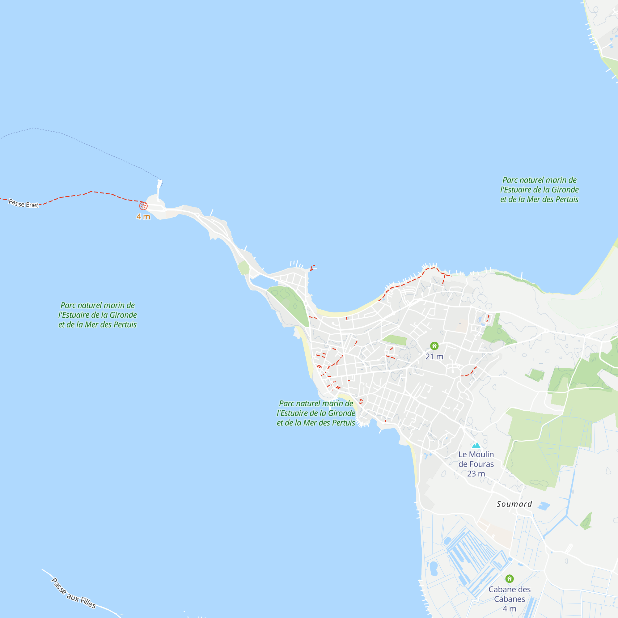 Office de Tourisme Rochefort Océan map