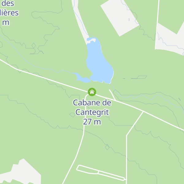 Map of Cabane de Cantegrit