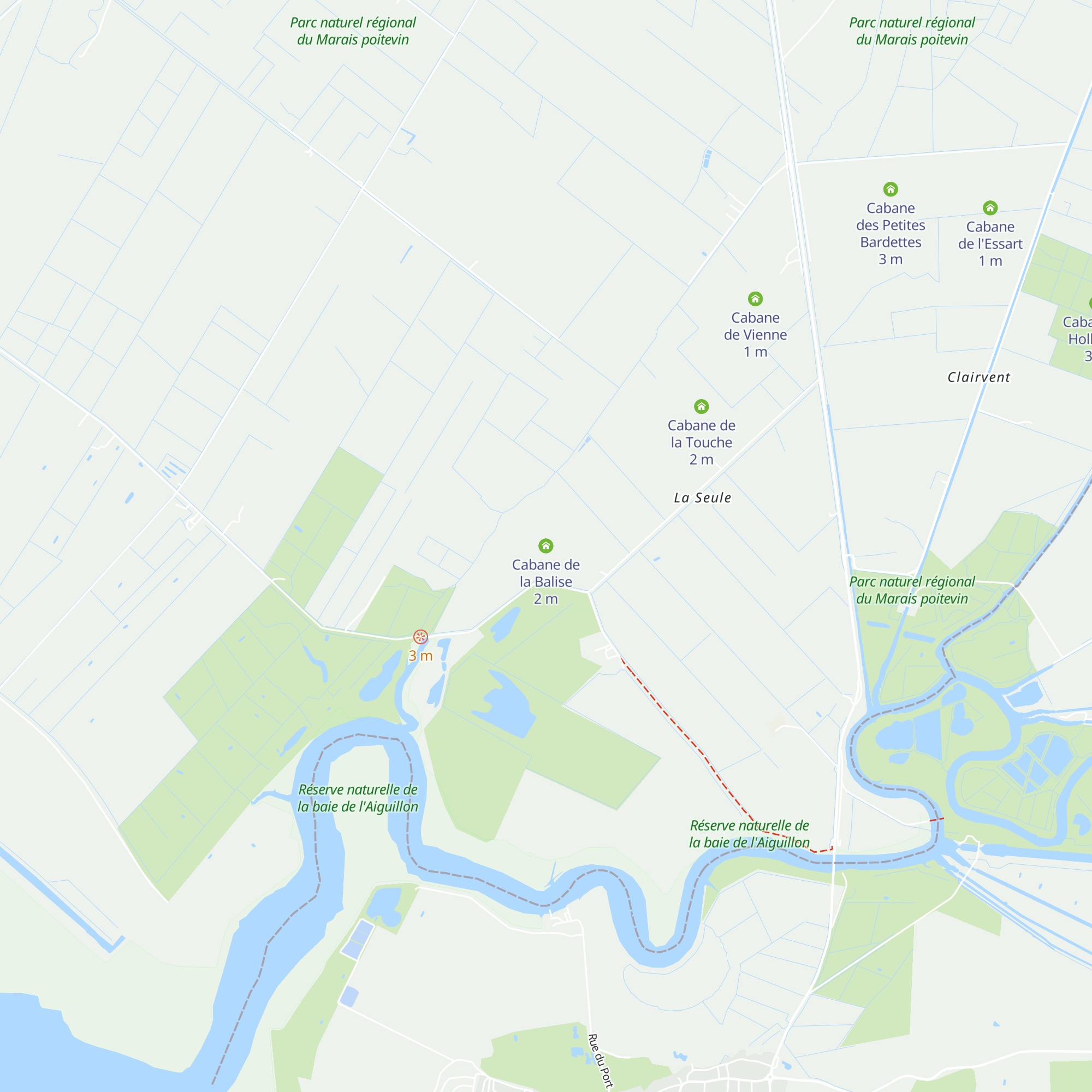 Cabane de la Balise map