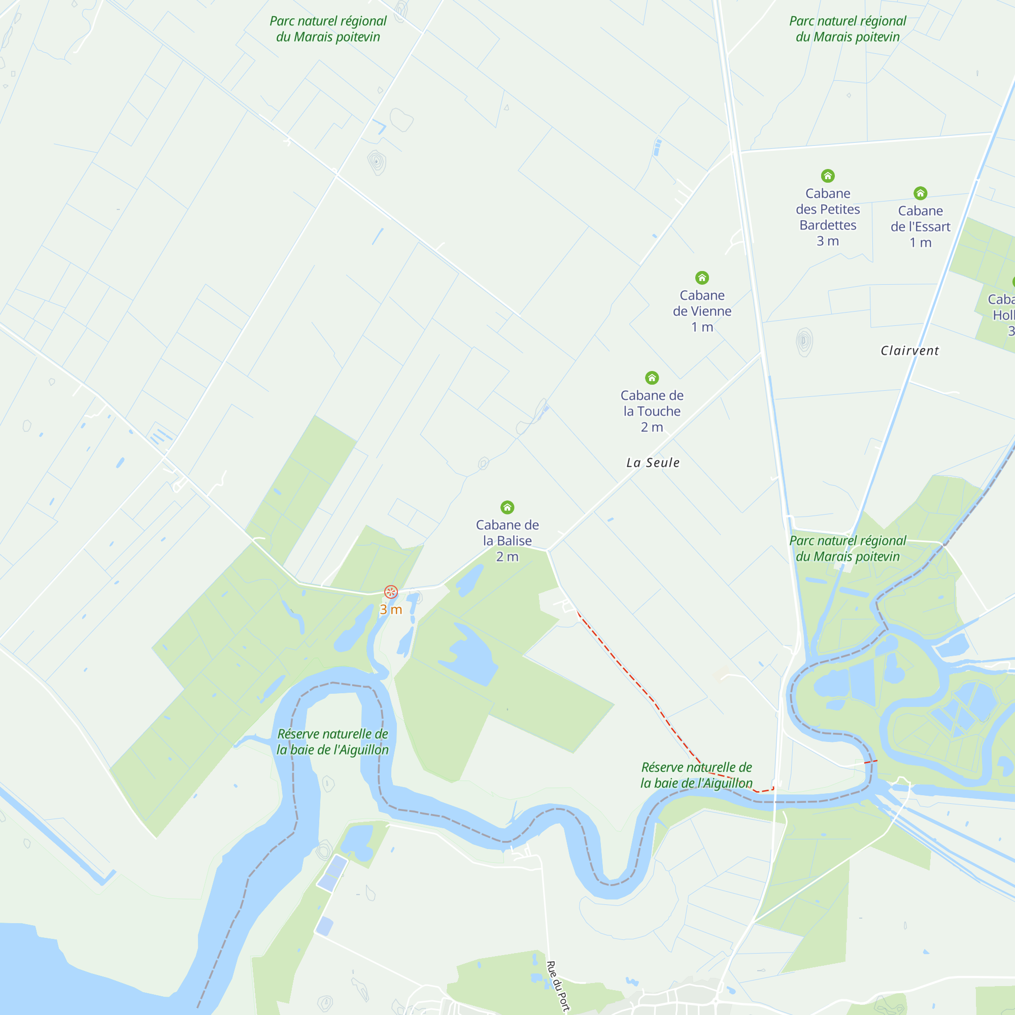 Cabane de la Balise map