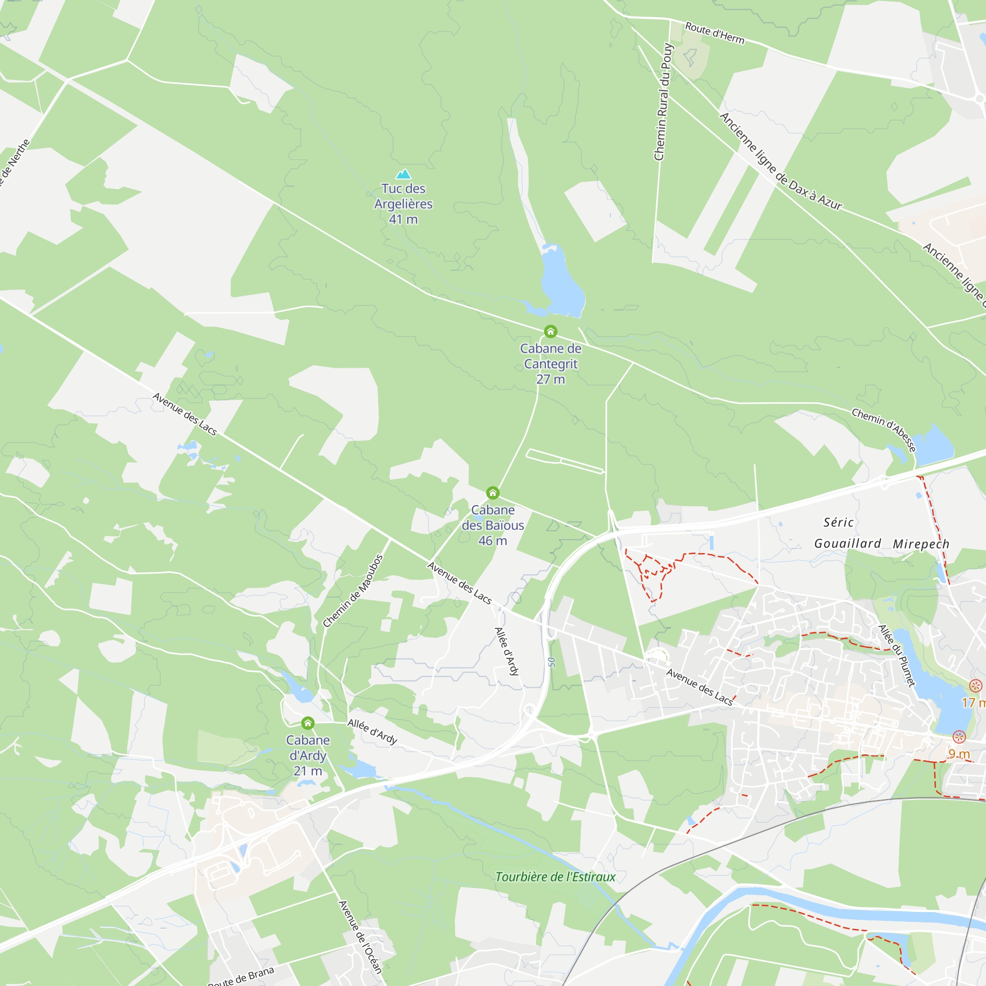 Cabane des Baïous map