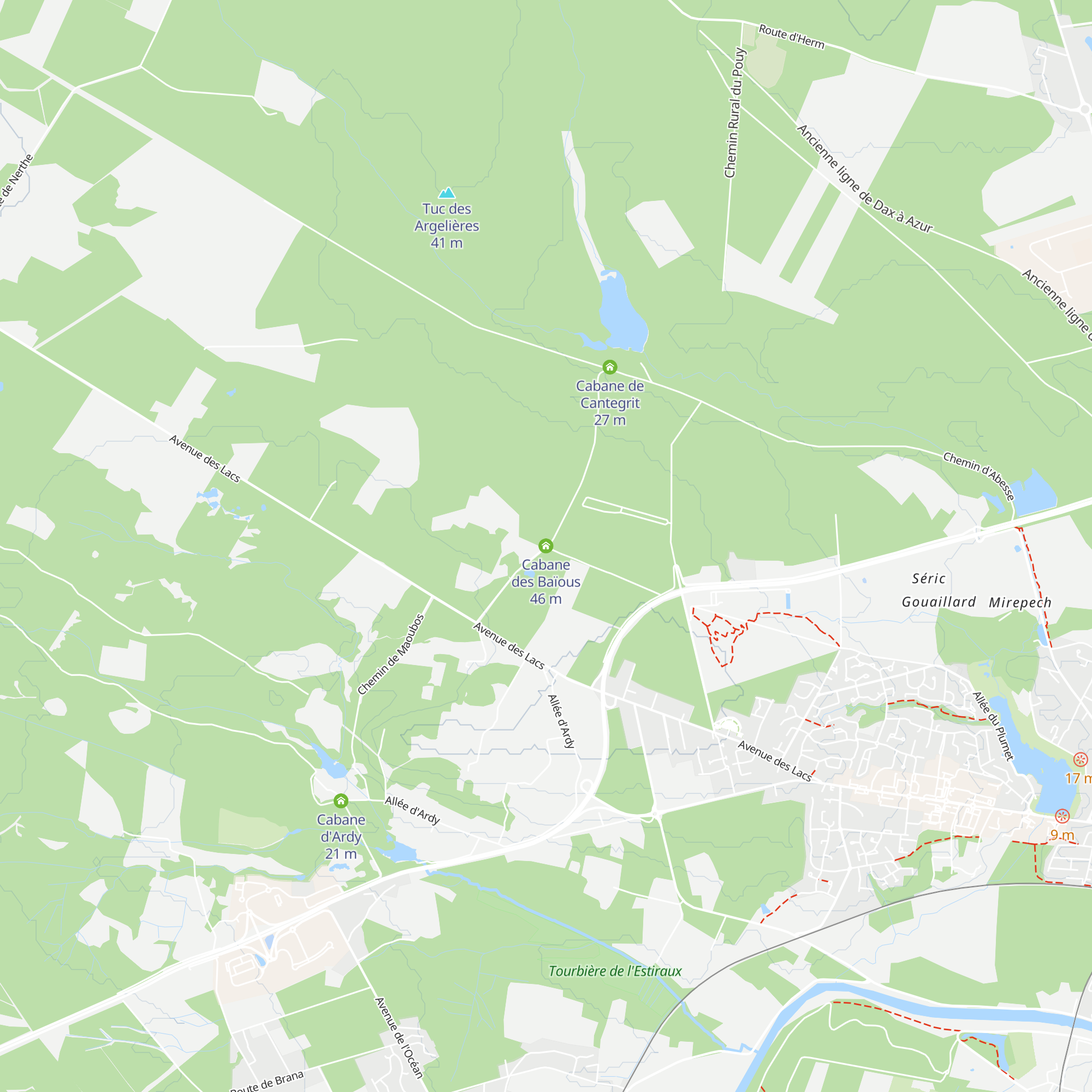 Cabane des Baïous map