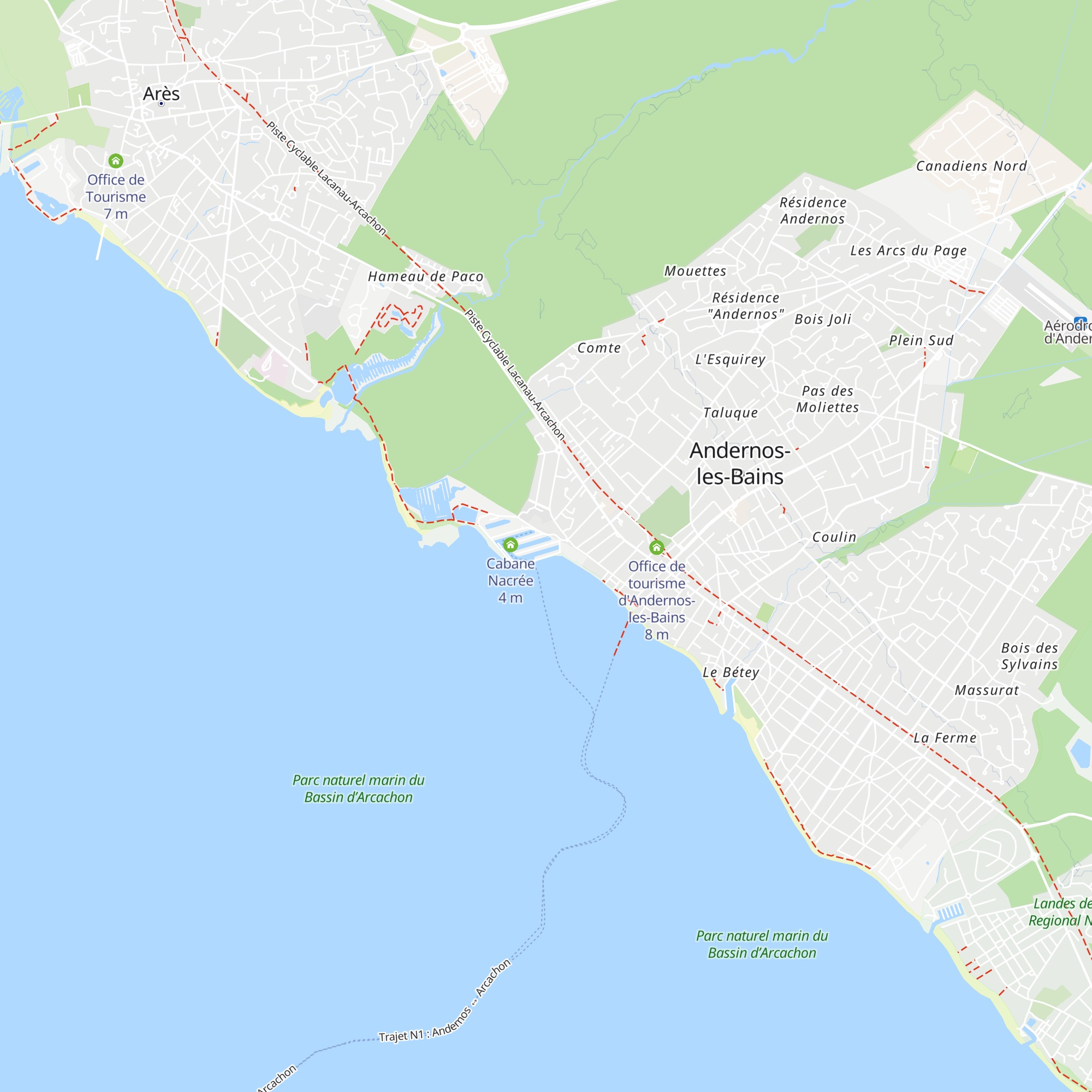 Cabane 31 map