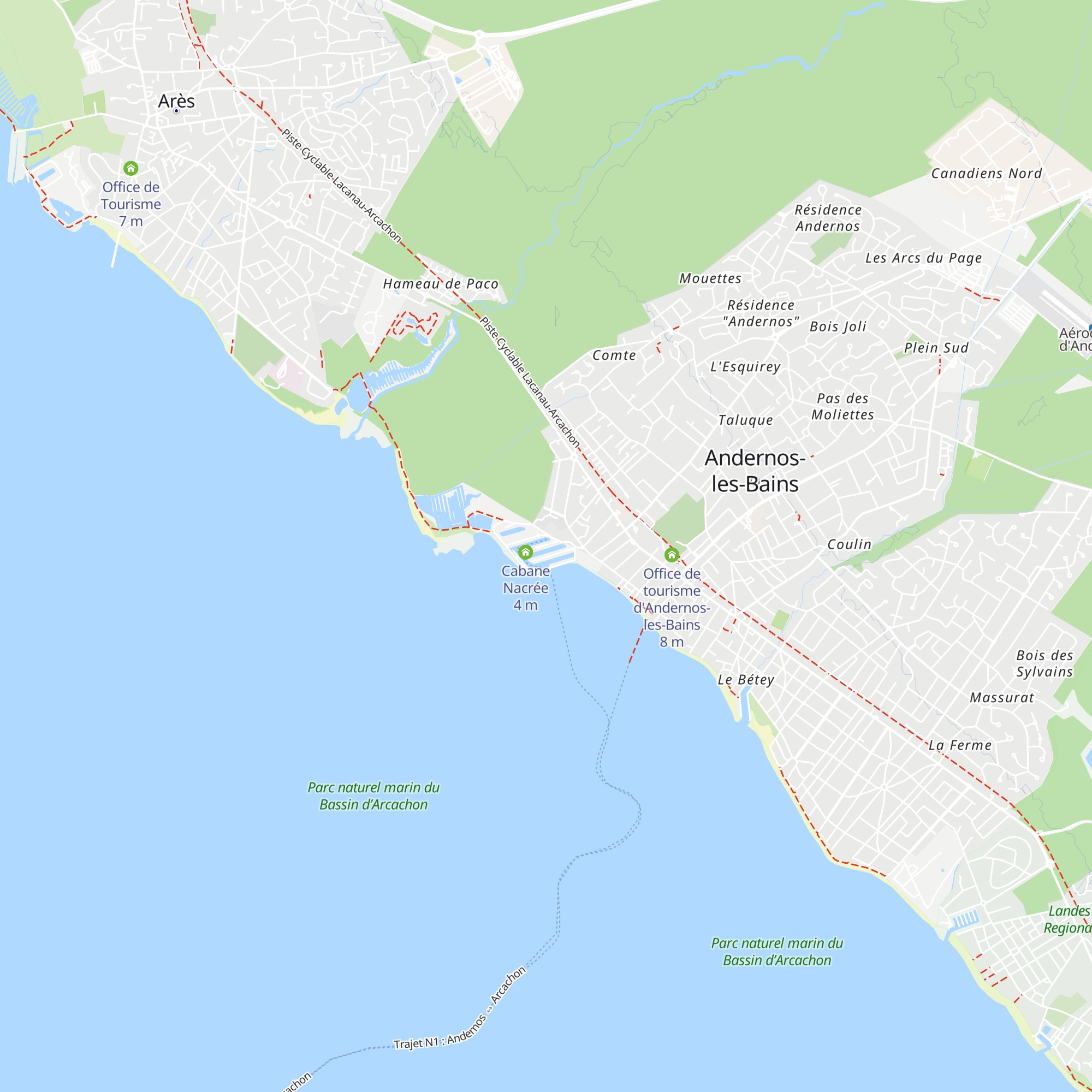 Cabane Rossignol map