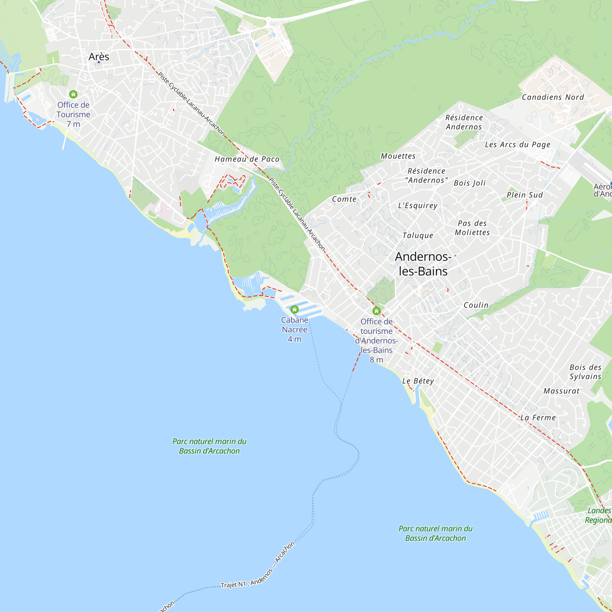 Cabane Rossignol map