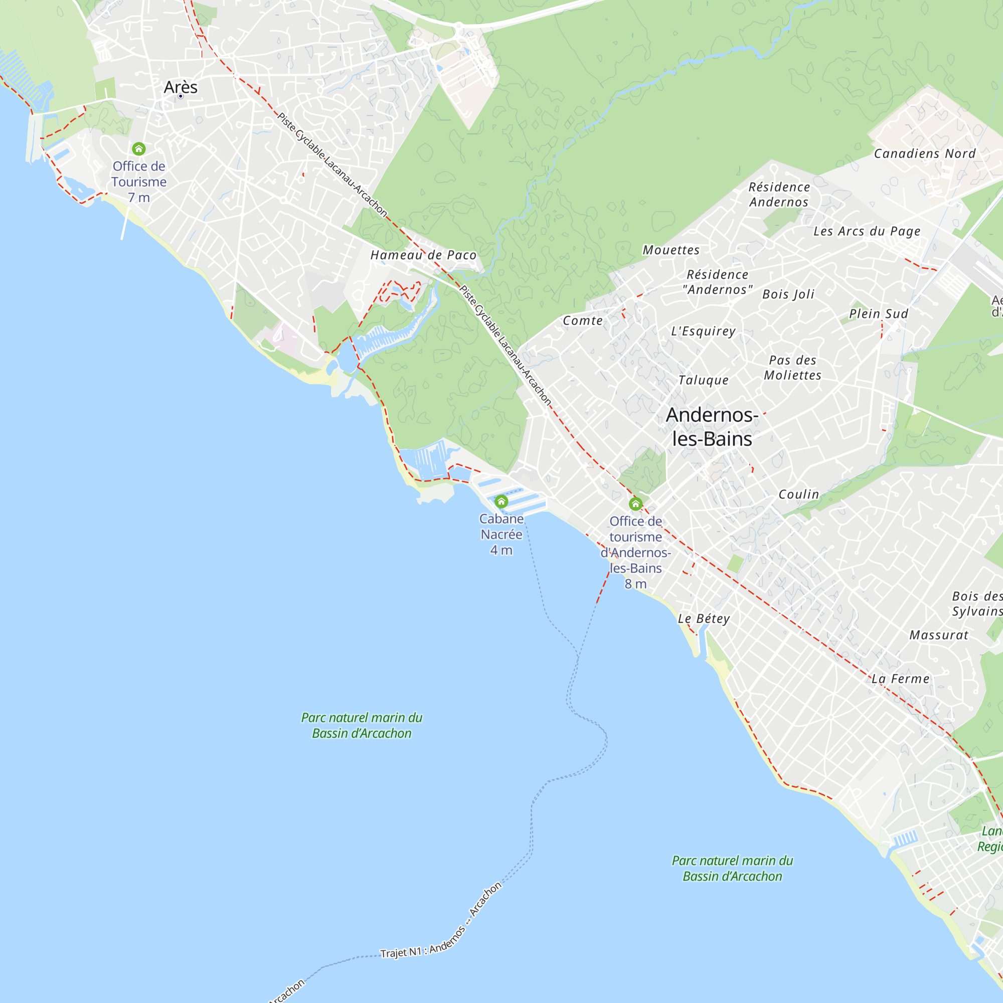 Cabane Nacrée map