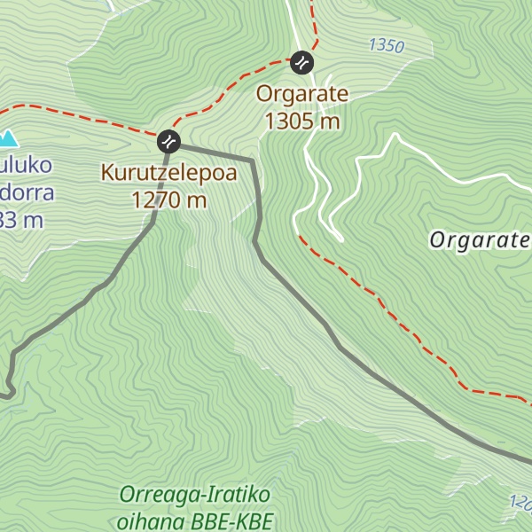 Map of Ahuntzbide