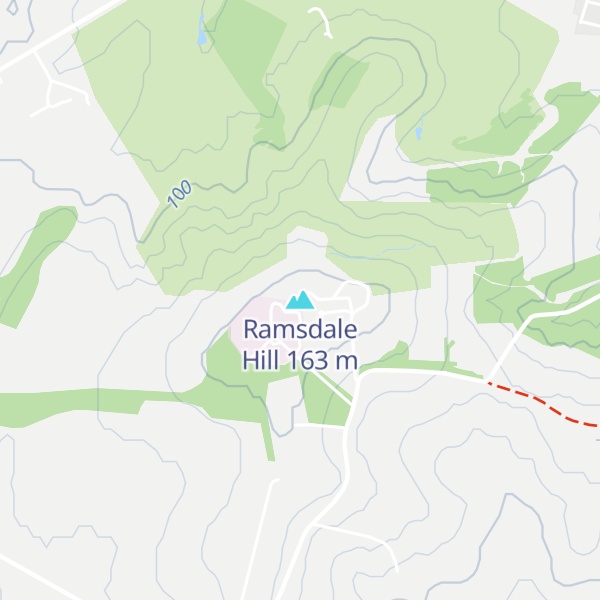 Map of Ramsdale Hill