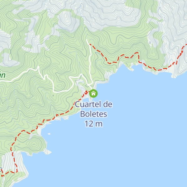 Map of Cuartel de Boletes