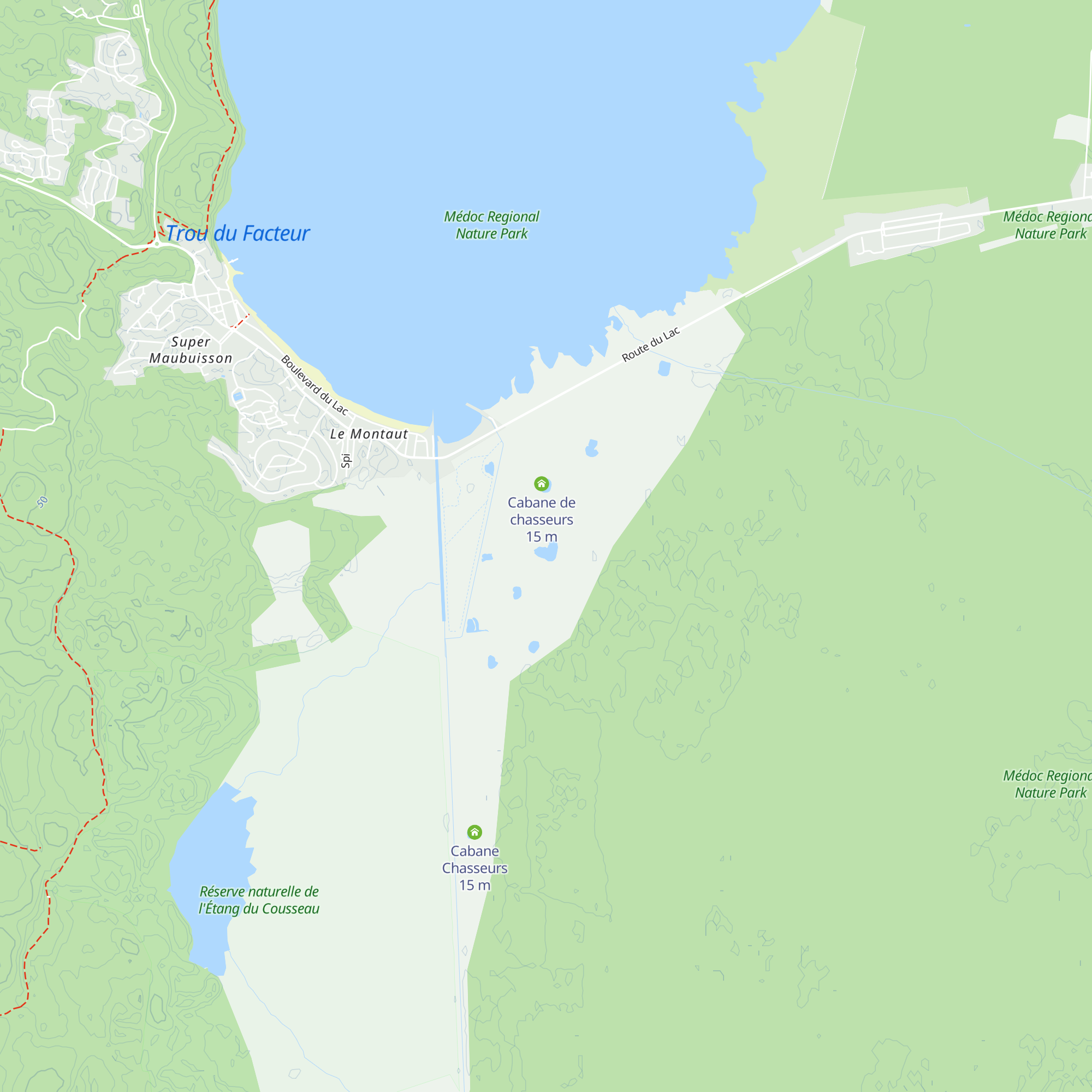Cabane de chasseurs map