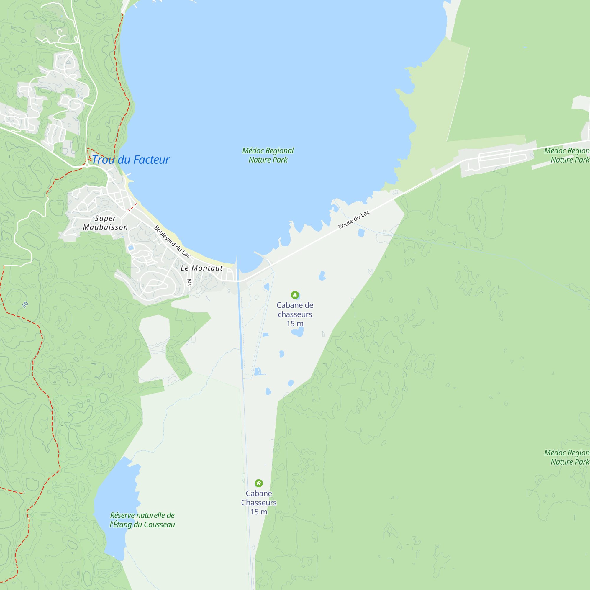 Cabane de chasseurs map