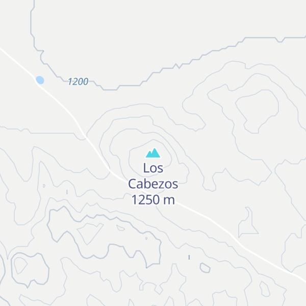 Map of Los Cabezos