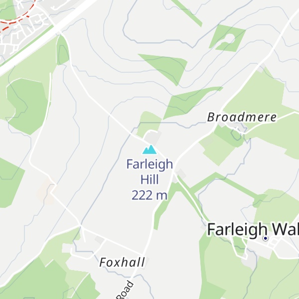 Map of Farleigh Hill