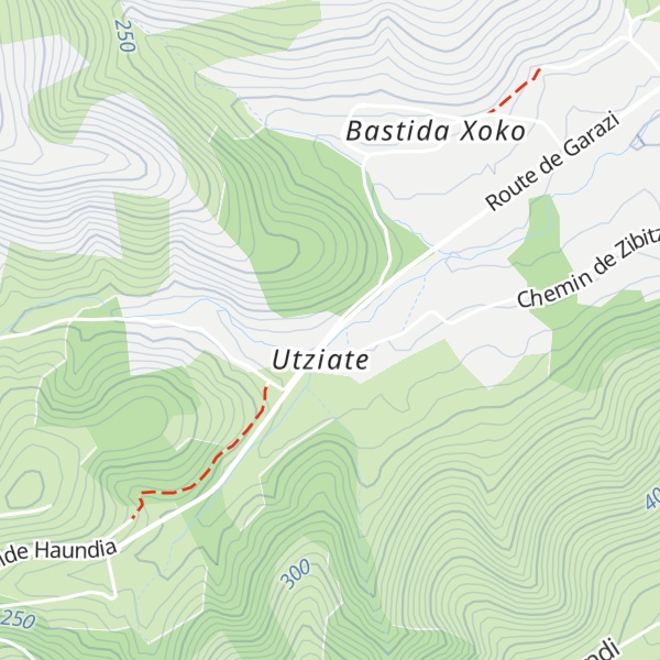 Map of Moulin d'Utziate