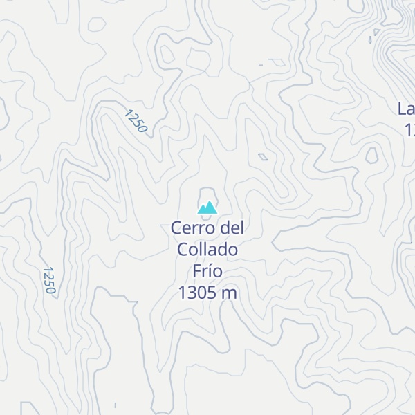 Map of Cerro del Collado Frío