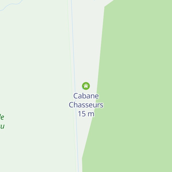 Map of Cabane Chasseurs
