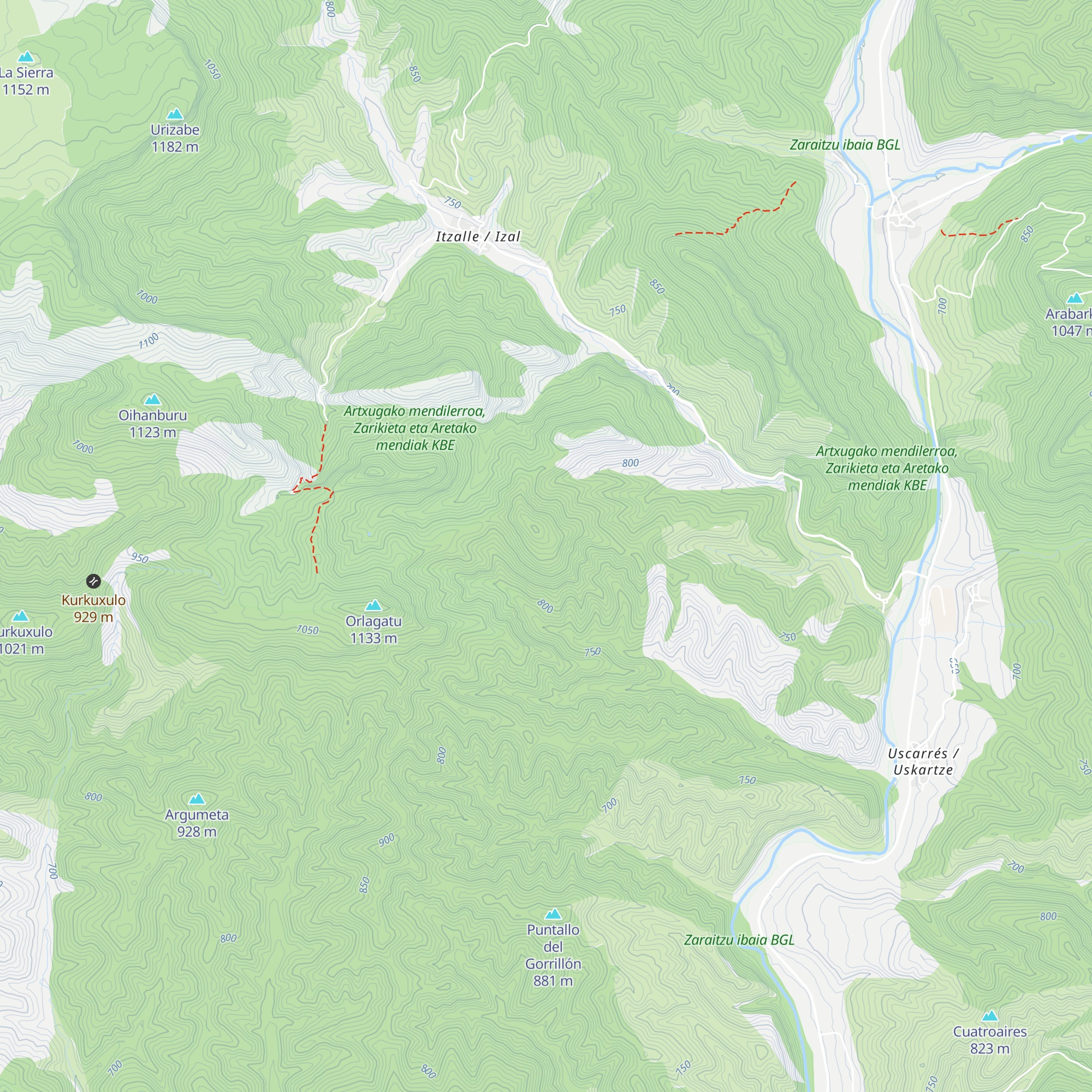 Malgande map