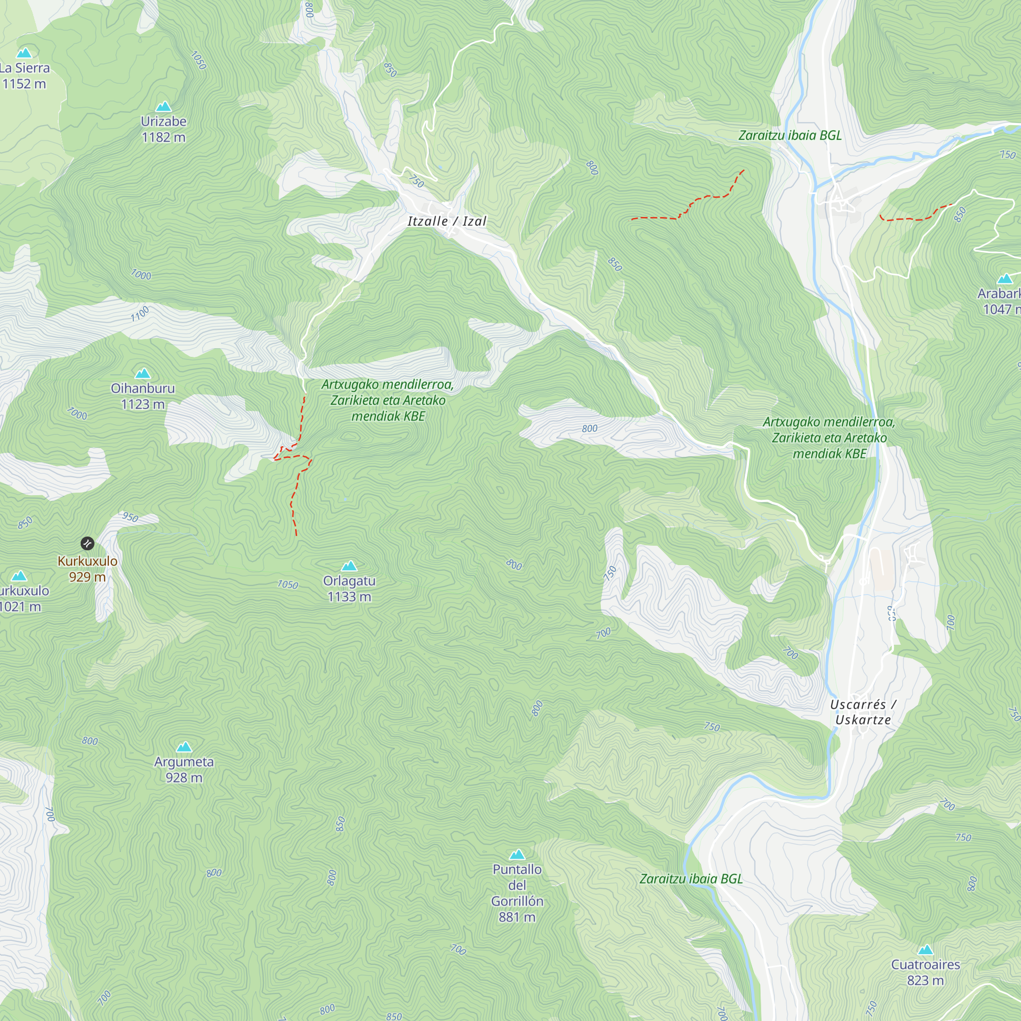 Malgande map