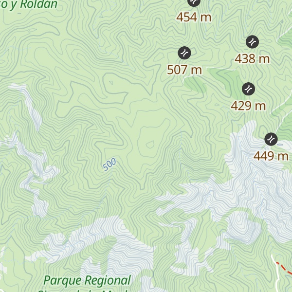 Map of Morra de los Garabitos