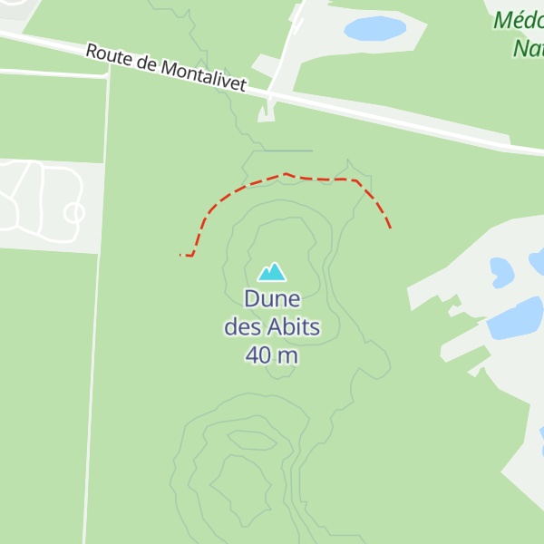 Map of Dune des Abits