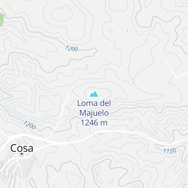 Map of Loma del Majuelo