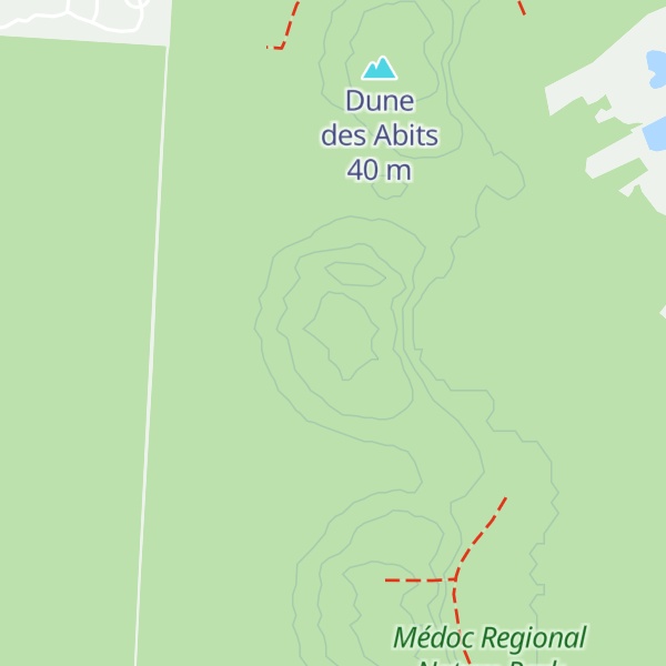 Map of Dune du Nègre