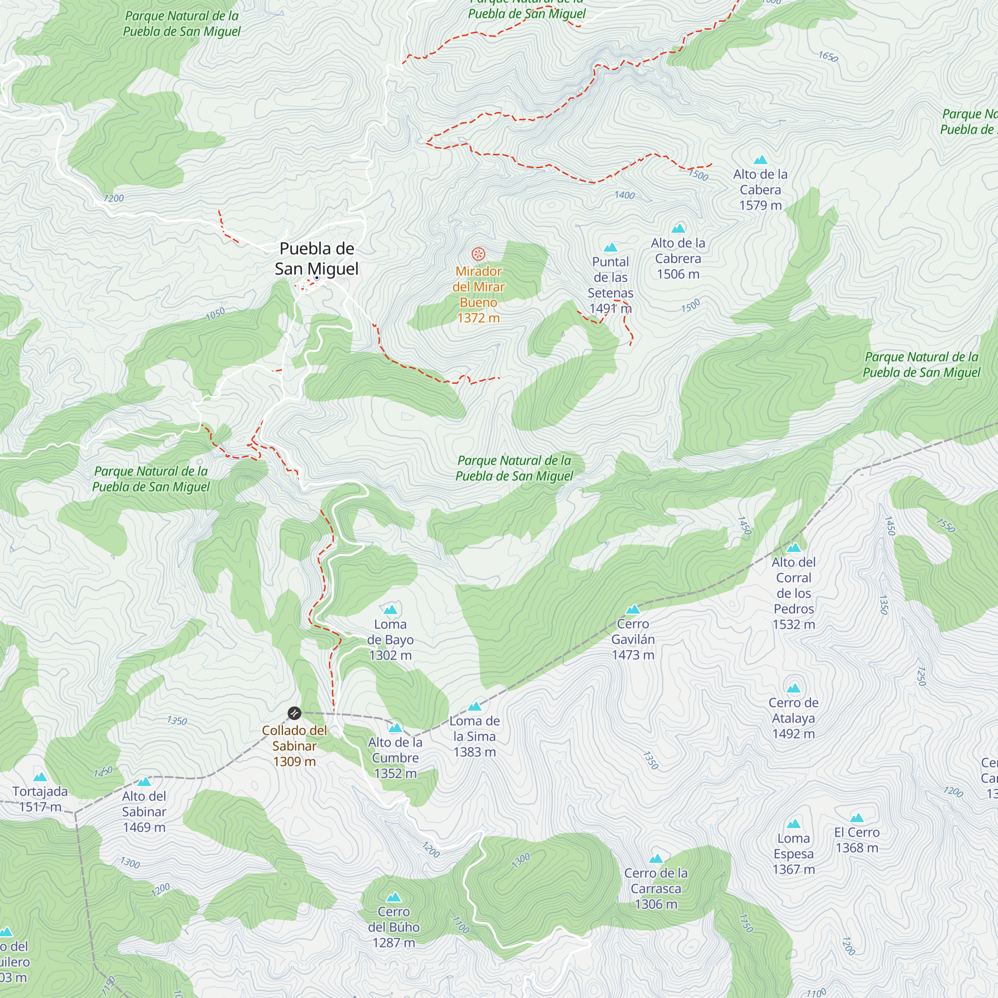 Caseta del Molinero map