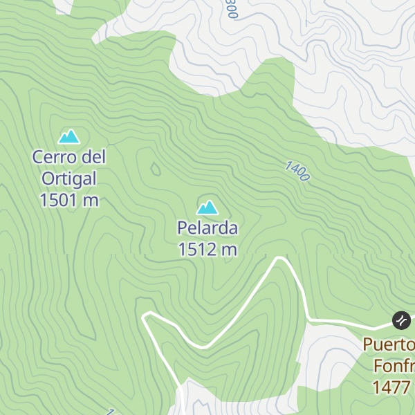 Map of Pelarda