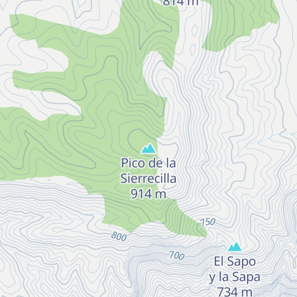 Map of Pico de la Sierrecilla