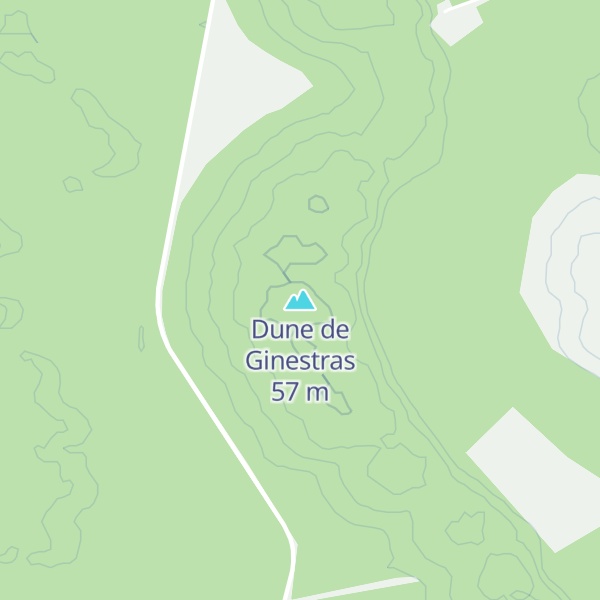Map of Dune de Ginestras