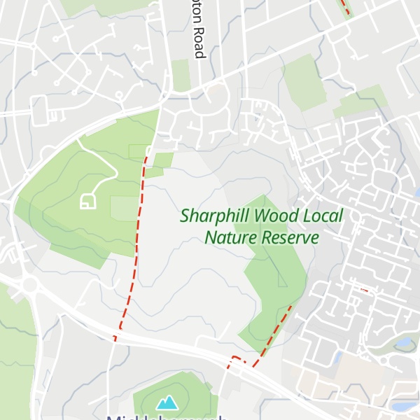 Map of Spinny Hill