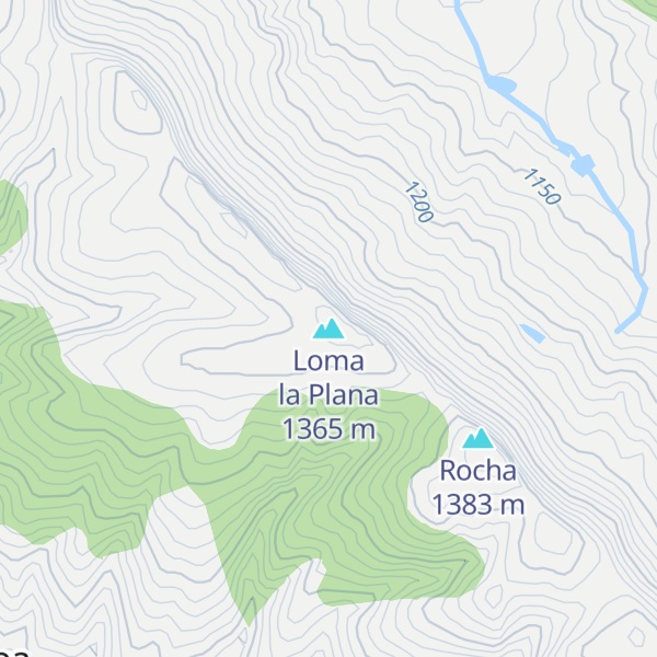 Map of Loma la Plana