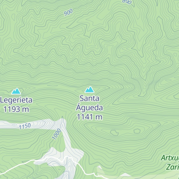 Map of Santa Águeda
