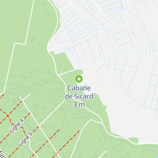 Map of Cabane de Sicard