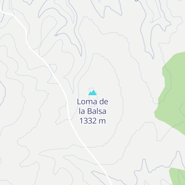 Map of Loma de la Balsa