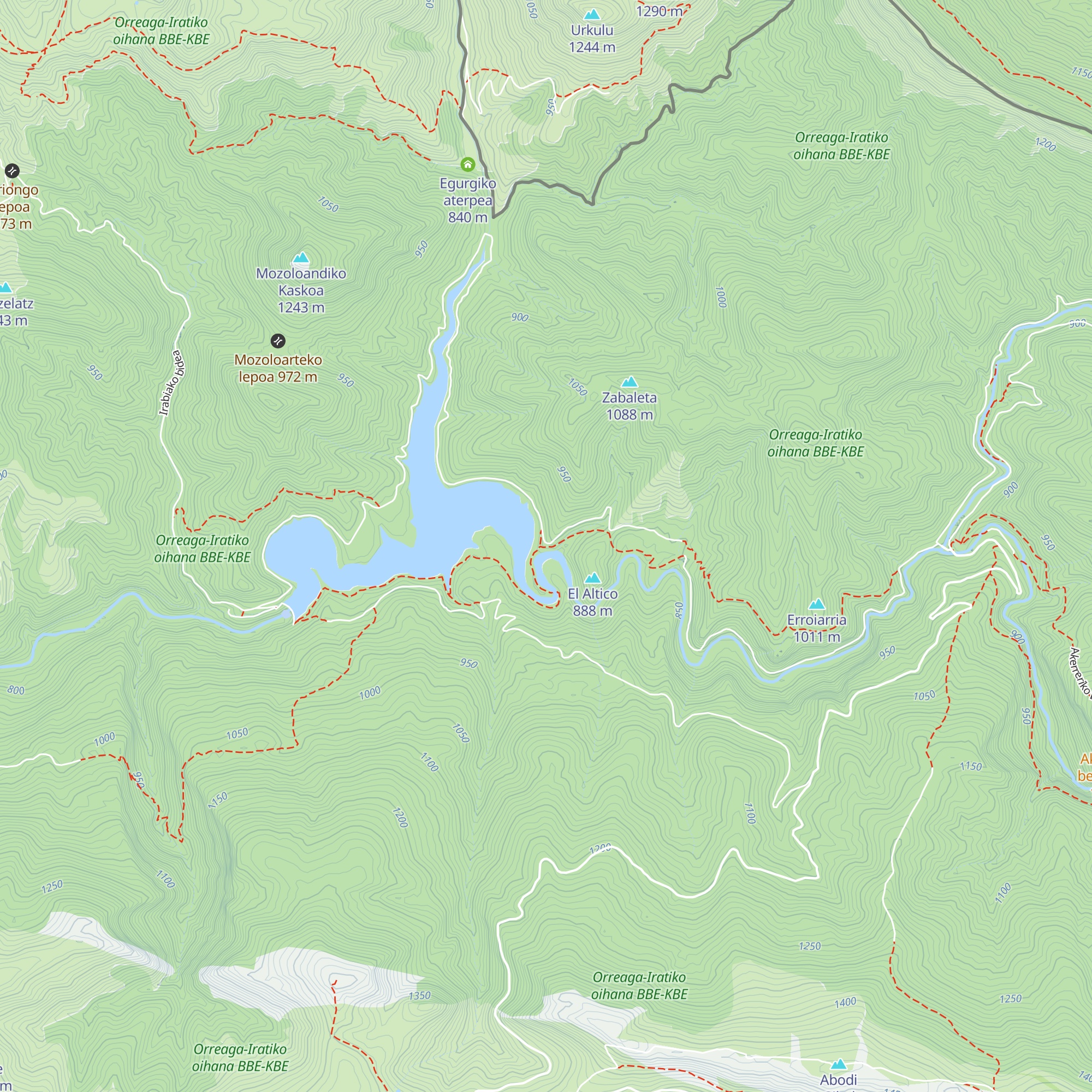 Irabiako oihan etxea map