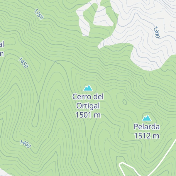 Map of Cerro del Ortigal