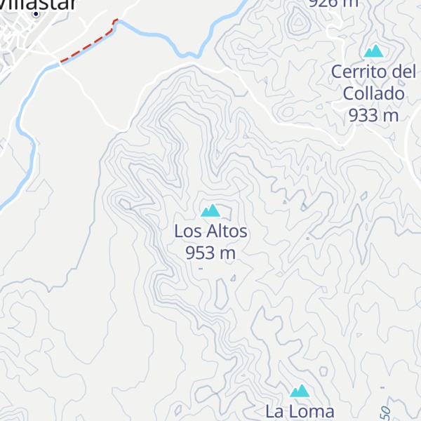 Map of Los Altos