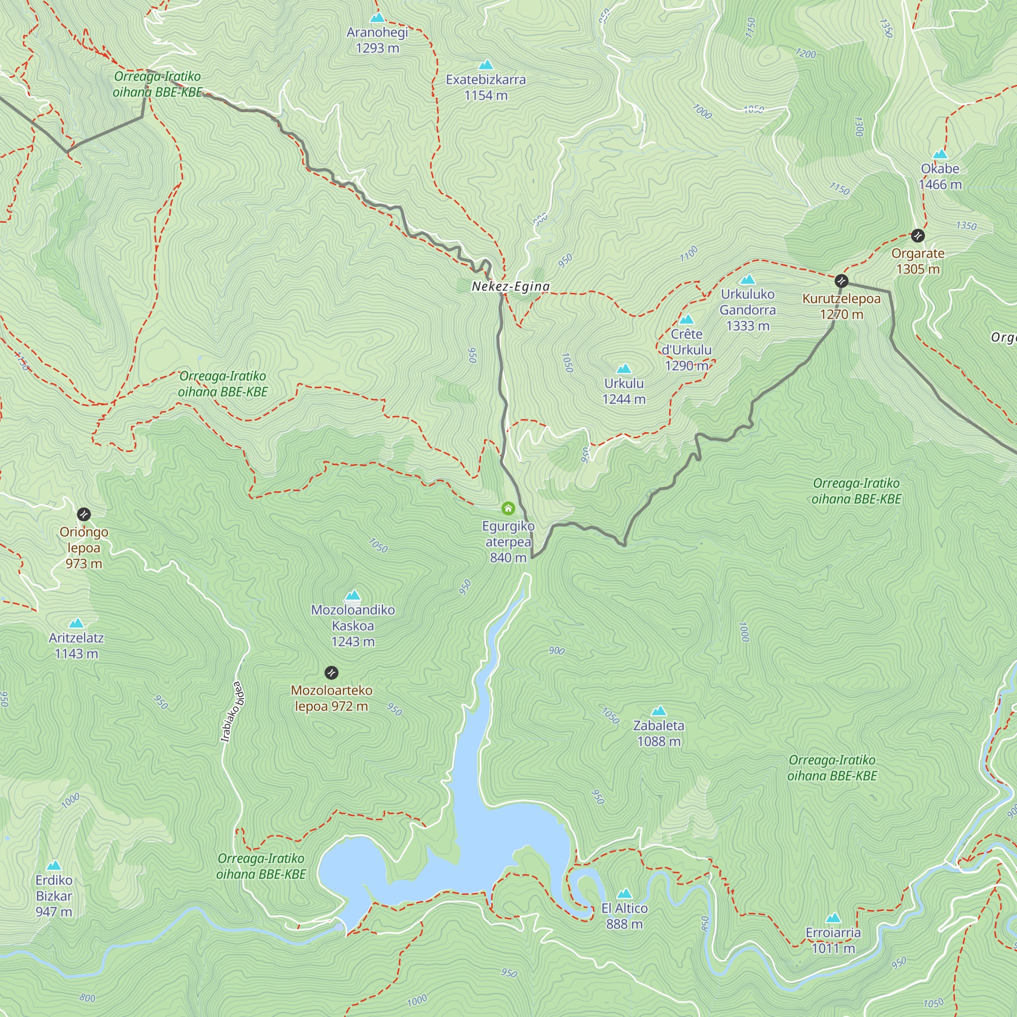 Egurgiko aterpea map