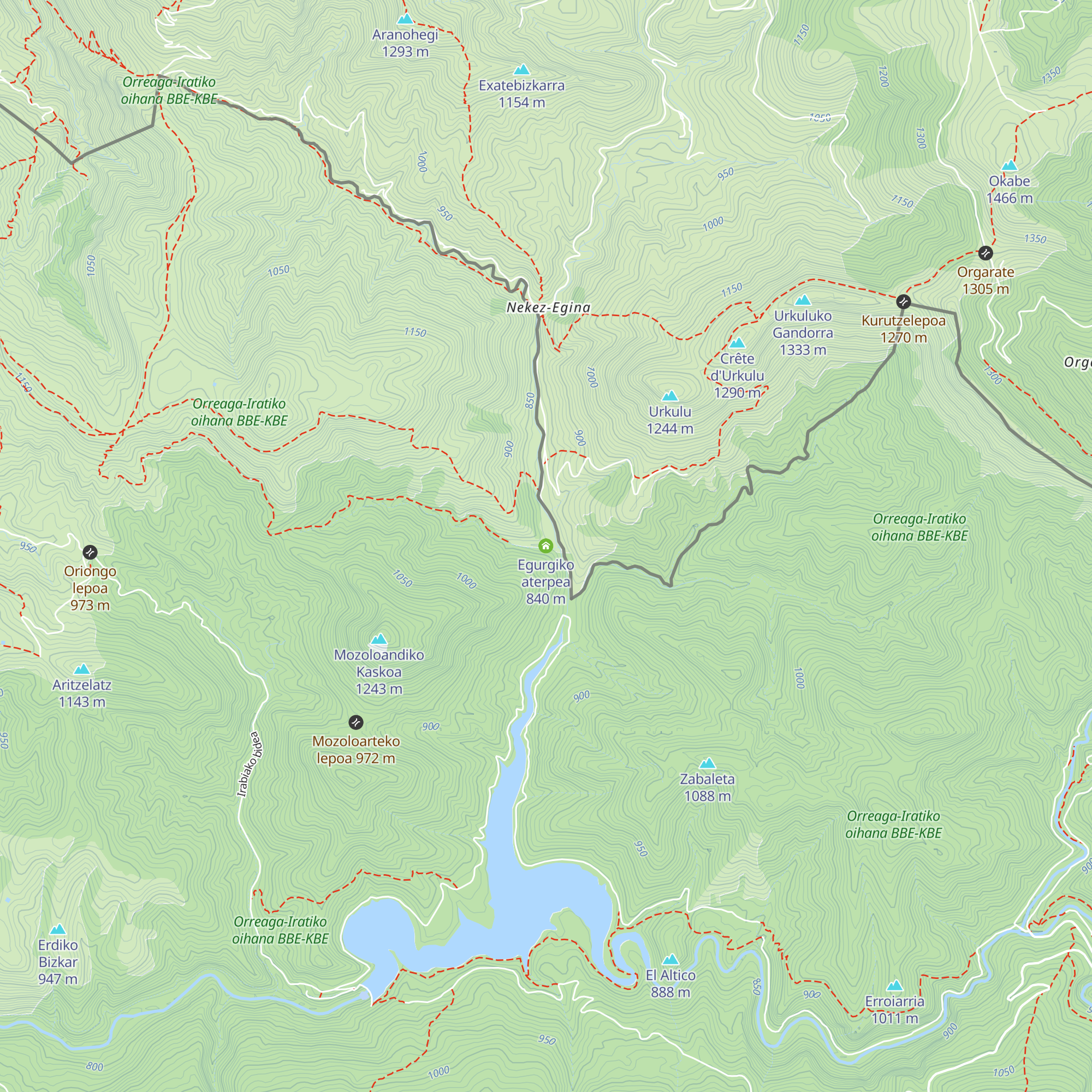 Egurgiko aterpea map