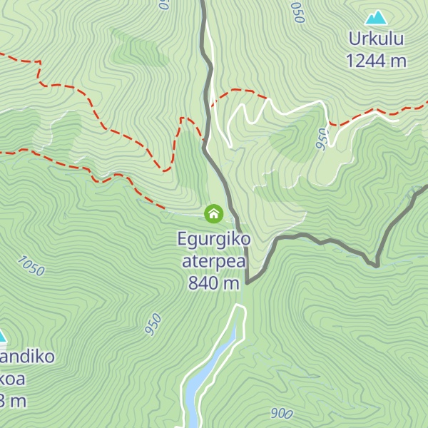 Map of Egurgiko aterpea