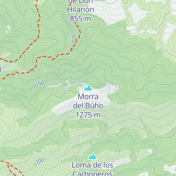 Map of Morra del Búho