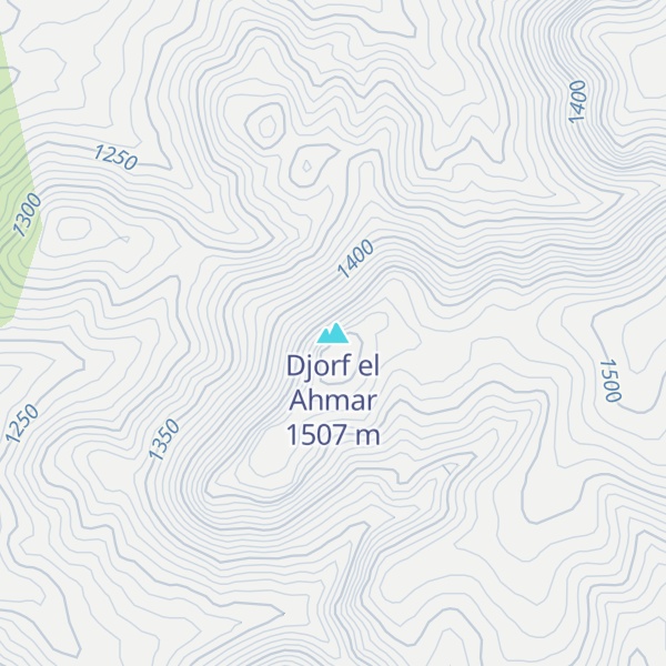 Map of Djorf el Ahmar