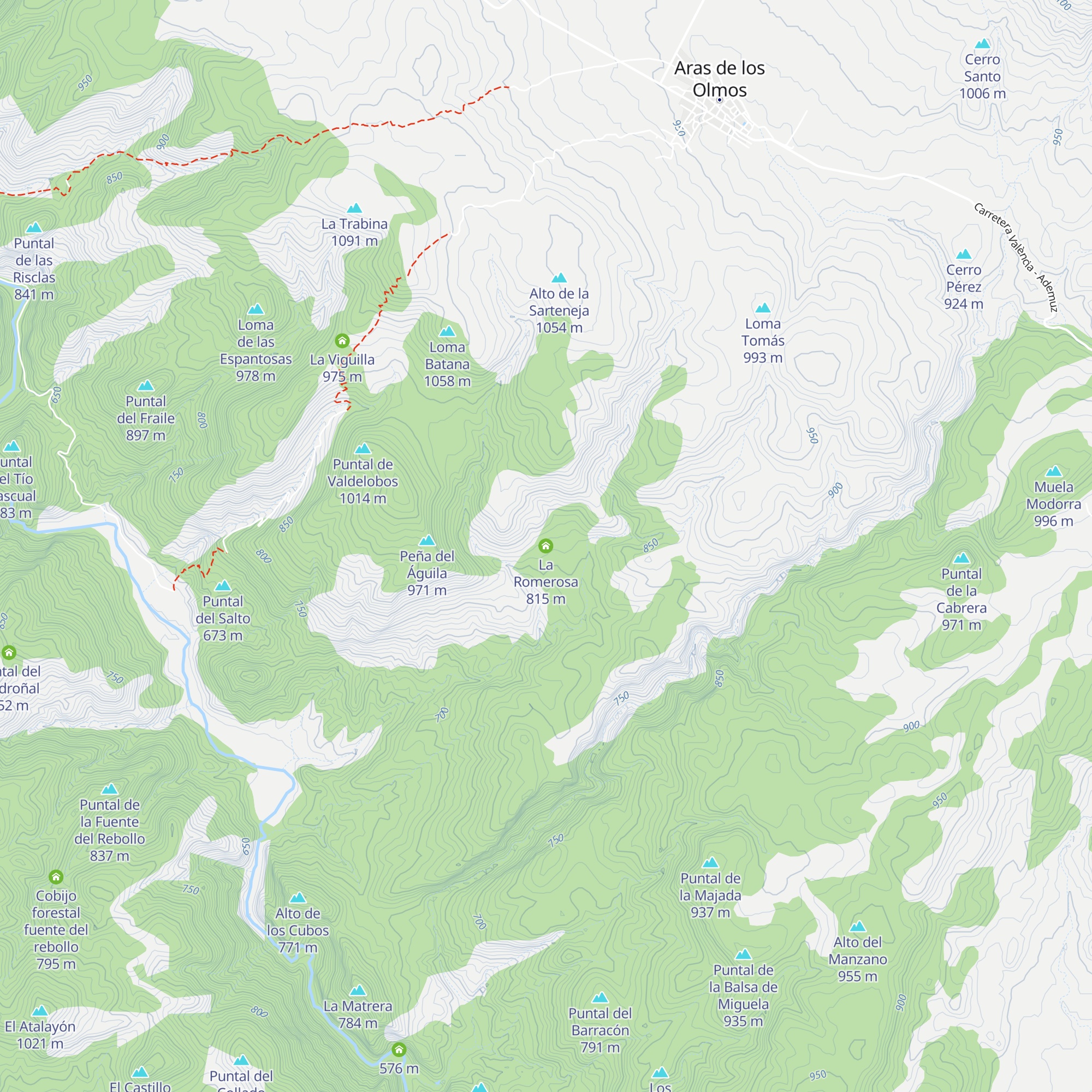 La Romerosa map