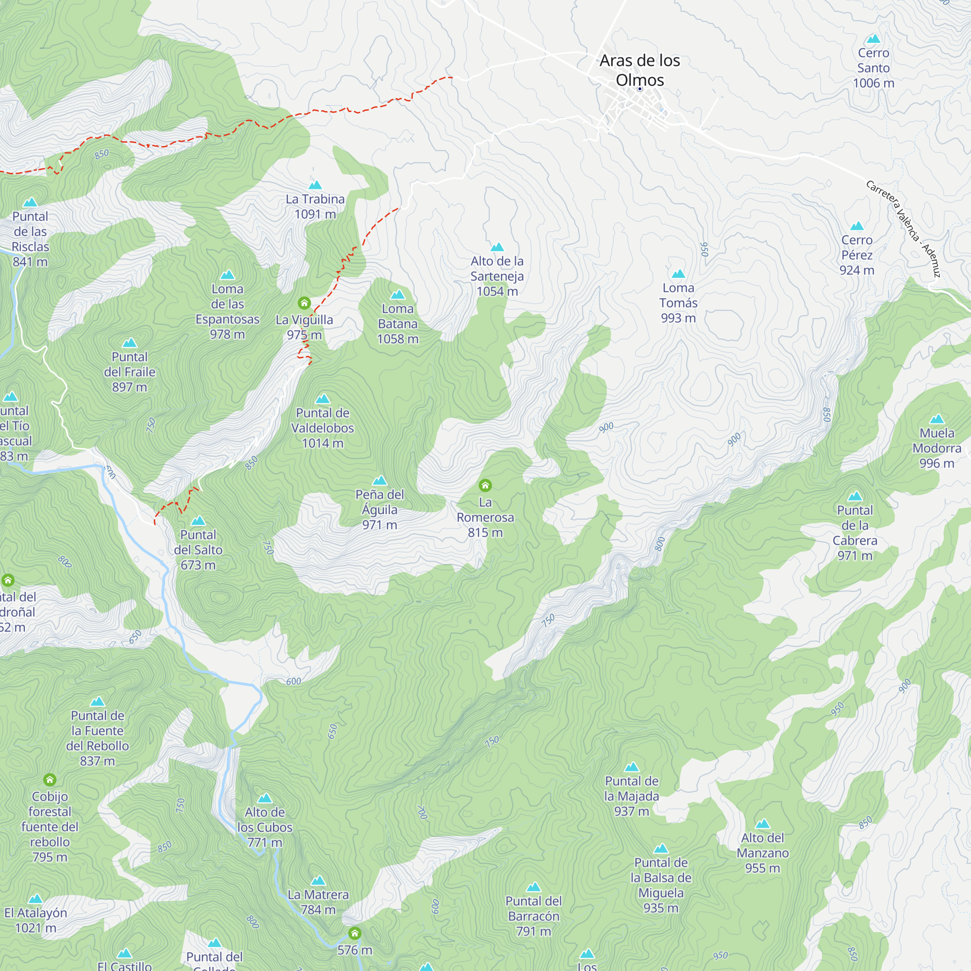 La Romerosa map