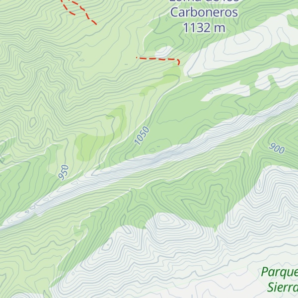 Map of Cerro de la Replana