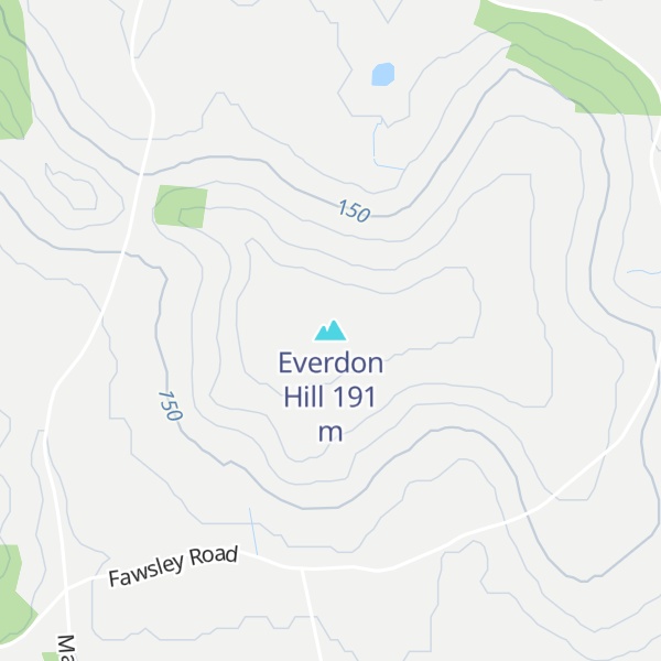 Map of Everdon Hill